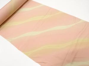 アンティーク　斜めよろけ縞模様肩裏地(約2着分)